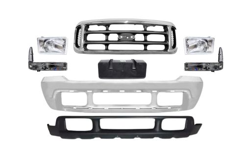 KIT FRENTE F-250/F-350/F-4000 99/06 (CROMADA) S/ EMBLEMA