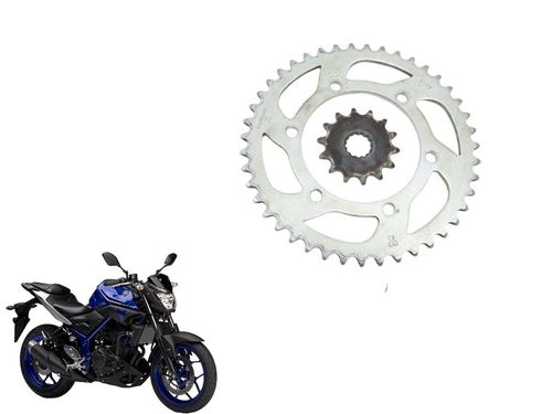 Coroa/pinhão Yamaha Mt 03 Mt03 17-20