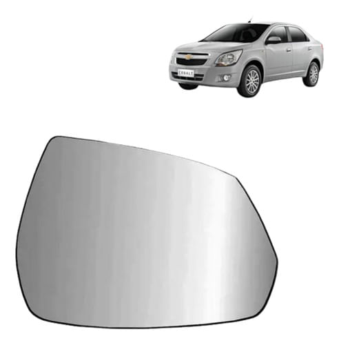 Lente Espelho Retrovisor Direito Cobalt - Lado Passageiro