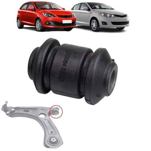 Bucha Menor Bandeja Balança Dianteira Chery Celer 2013 A 2017