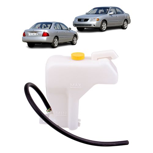 Reservatório de Água Nissan Sentra 1.8 2000 A 2005 C/ Tampa e mangueira