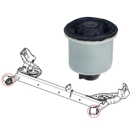 Bucha Eixo Traseiro Renault Sandero Logan Duster Captur / Nissan Grand Livina Sentra Versa Livina Tiida