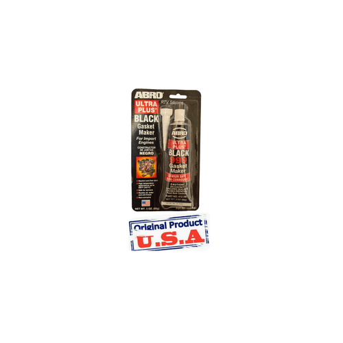 Cola Silicone Abro Black Alta Temperatura 85g = Loctite 598