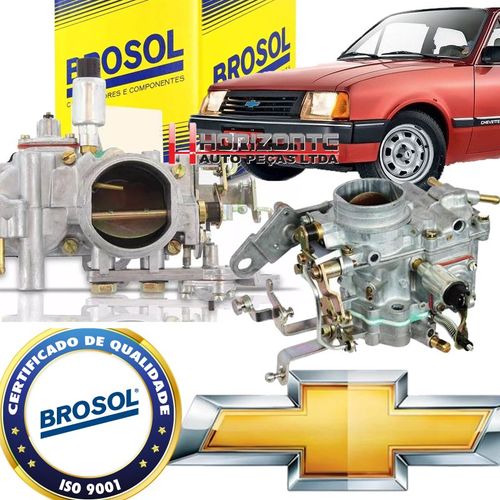 Carburador Chevette Chevy Marajo 1.6 Gasolina Simples Solex Brosol