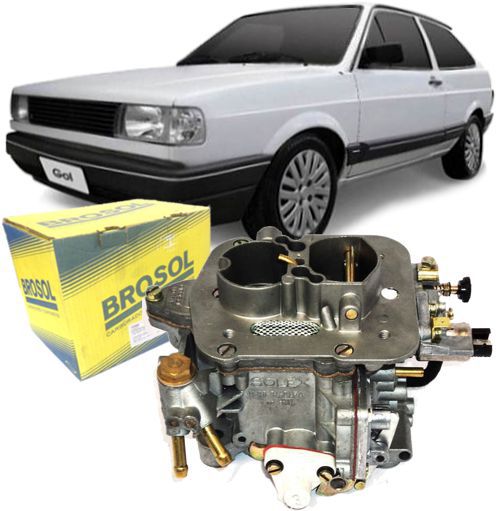 Carburador Gol 1.0 1000 Motor CHT a Gasolina Original da Solex Brosol