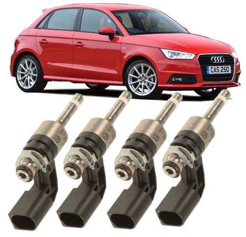 Kit 4 Bico Injetor Audi A1 1.4 Tfsi Turbo 122cv e 185cv de 2011 a 2014 - 03c906036m