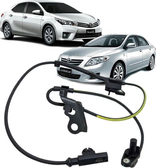 Sensor Freio Abs Corolla 1.8 e 2.0 16V de 2009 À 2014 - 89543-02110 - Dianteiro Esquerdo