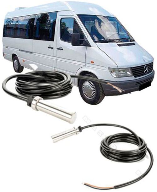 Par de Sensor Freio Abs Dianteiro e Traseiro Mercedes Sprinter 311 313 e 413 Cdi A9015421117