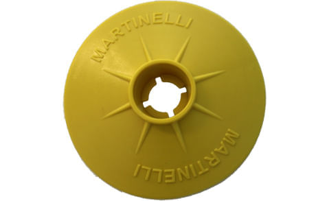 Protetor antirespingo para bico de abastecimento amarelo / UN / Mml