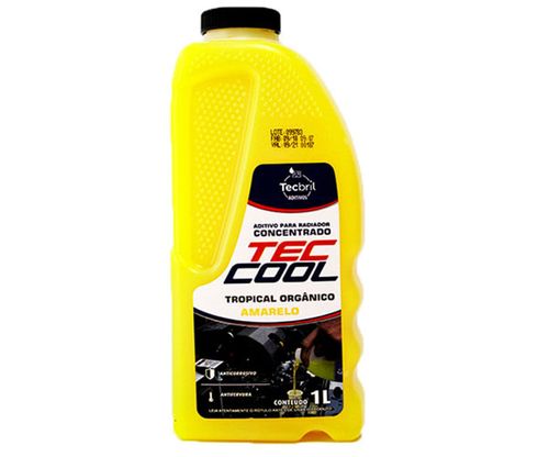 Aditivo para radiador concentrado tropical orgânico amarelo 1l / UN / Tecbril