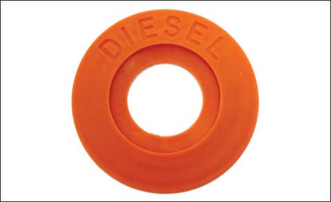 disco de identificação de combustível laranja diesel s500    / UN / Zarzur