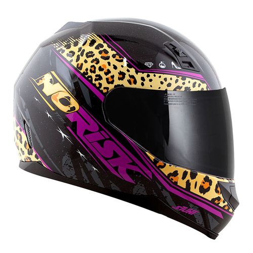 capacete NORISK FF391 STUNT BEAUTY PRETO