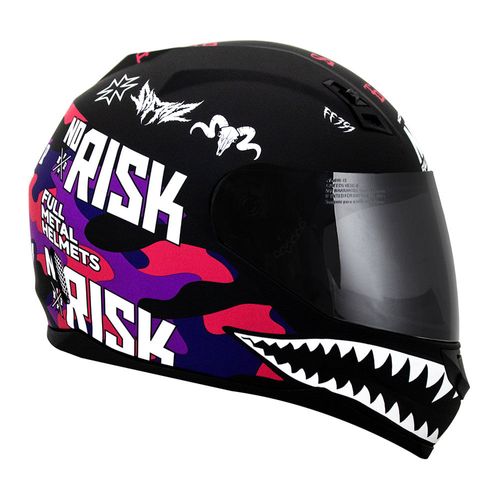 capacete NORISK FF391 STUNT RIDE HARD ROSA