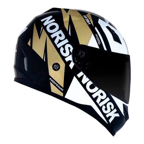 capacete NORISK FF391 STUNT FURIOUS DOURADO