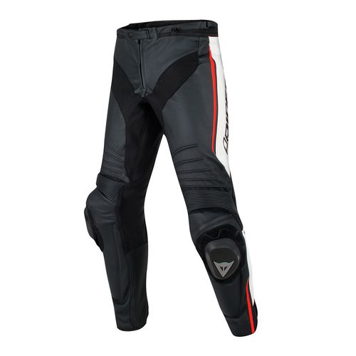 Cal�a Dainese Misano Leather Preto/vermelho 54