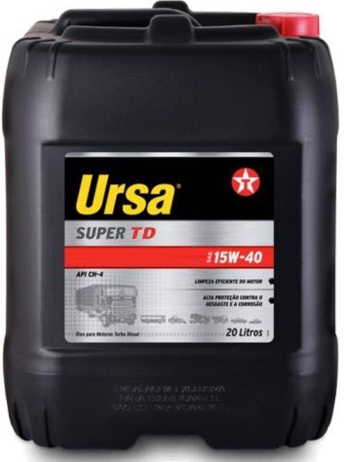 OLEO M D 15W40 URSA SUPER TD 20L 15W40 CG-4 MINERAL TEXACO   PEÇA