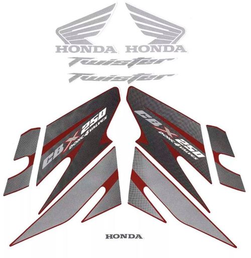 Faixa Adesiva Cbx250 Twister 2001 a 2008 Varias Cores