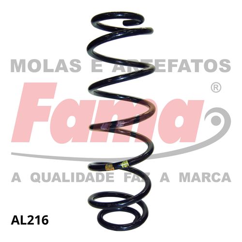 MOLA SUSPENSAO TRASEIRA / FOX 03-  2/4P / FAMA AL216