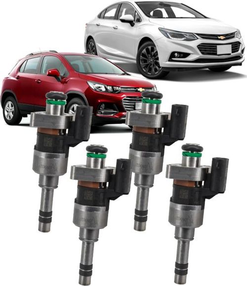 Kit 4 Bico Injetor Cruze e Tracker 1.4 16V Turbo de 2017 À 2022 -  12679818 / 55577403