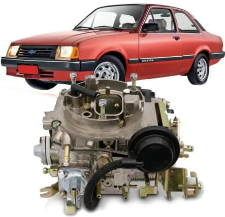 Carburador 2E Chevette e Chevy 1.6 à Alcool de 1991 à 1995