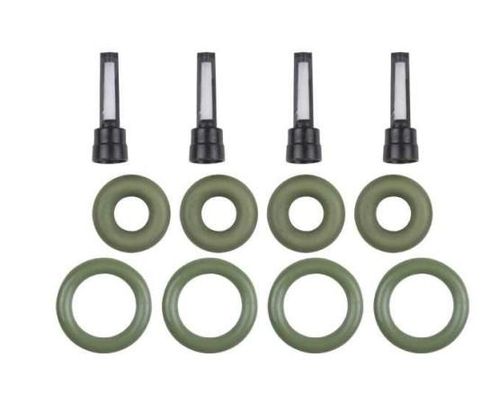 Kit Filtro Bico Injetor Corsa 09... 1.0/1.4/1.8 8V Flex (Multi Point) (4Filtros) (8 Aneis) Ds