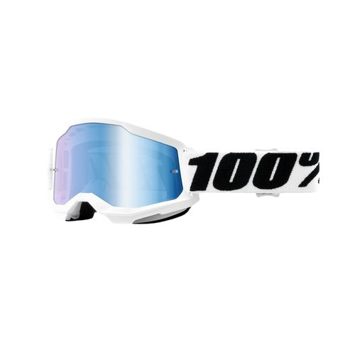 Óculos 100% Strata 2 Everest Lente Espelhada - Branco