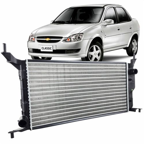 Radiador Magneti Marelli Chevrolet Corsa Classic 1.0 2011 até 2016 com Ar Condicionado e sem Ar Condicionado