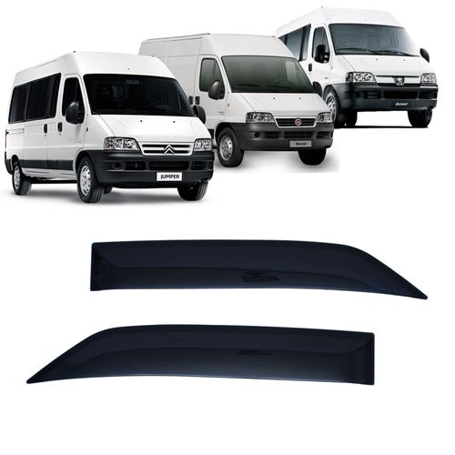Calha de Chuva 2 Portas - Fiat Ducato - Citroen Jumper - Peugeot Boxer - Todas as Versões