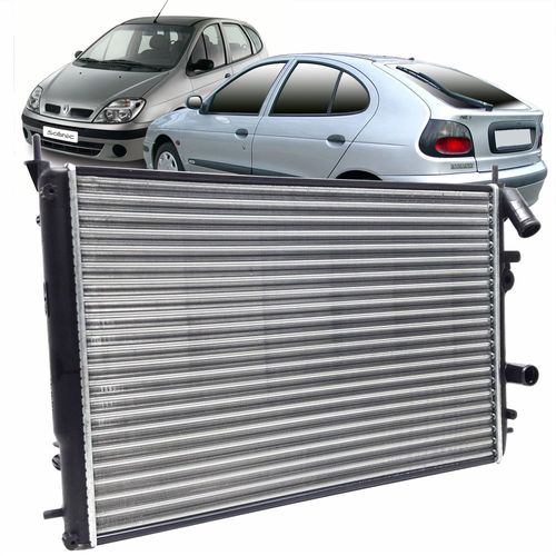 Radiador Importado Logan e Sandero Automático Scenic Todos 99 até 2014 e Megane Todos 99 até 2005