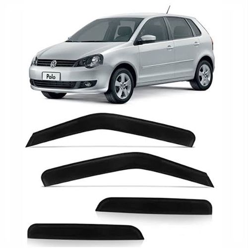 Calha de Chuva 4 Portas<br>Polo Hatch 2002 até 2015