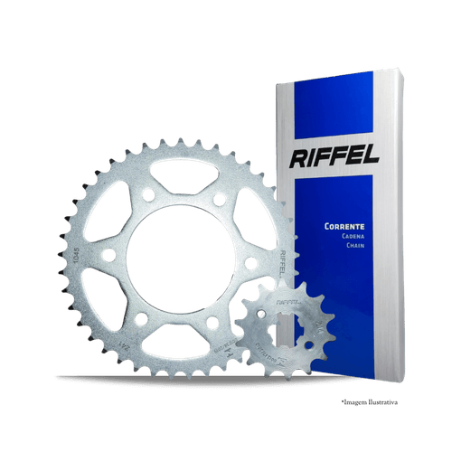 Kit Transmissão Fazer 150 Titanium - Riffel
