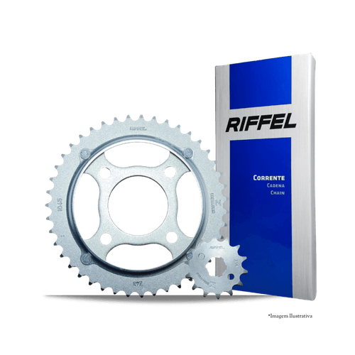 Kit Transmissão Cg 125 1983 até 1999 Titanium - Riffel