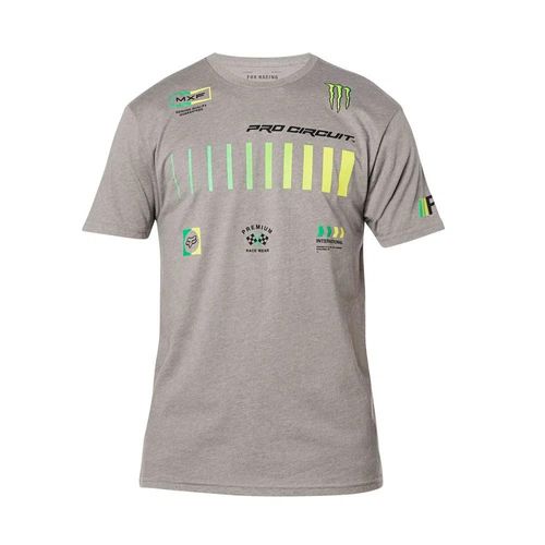 CAMISETA FOX PRO CIRCUIT MONSTER SS GREY