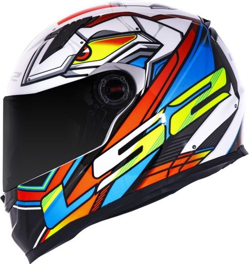 CAPACETE LS2 FF358 CLASSIC XDRON NEON Laranja / Orange