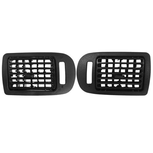 Moldura Difusor Lateral Esquerda + Direita Palio G1 G2 Fire Preto