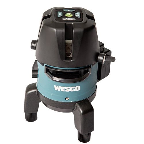 Nivel Laser Profissional 5 Linhas Base Giratória Wesco