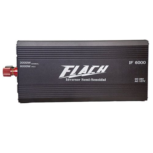 Inversor de Tensão IF6000 - 24v/127v - 3000W Nominal 6000W Pico
