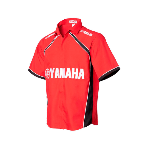Camisa Masculina Logo Frontal - Vermelha Yamaha