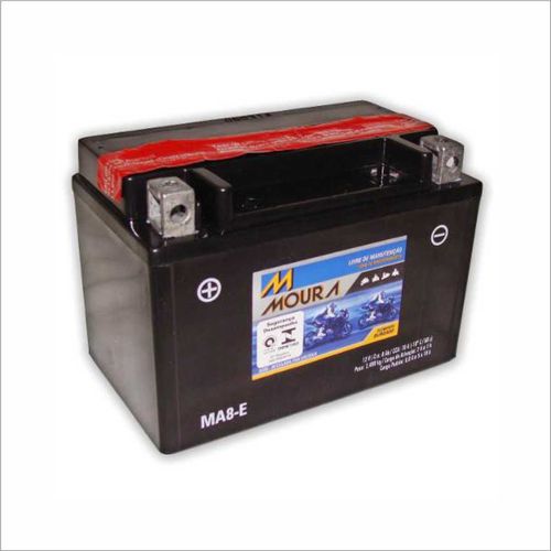 Bateria AGM Moto Moura 12V 8Ah MA8-E R600 GSX600F GSX650F GSX750F GSX-R600 GSX-R600W GSX-R750