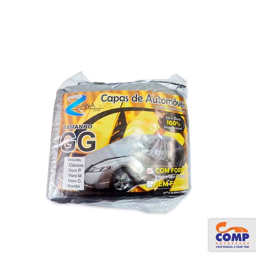 Capa Para Cobrir Carro C/ Forro Impermeável e Elástico Tamanho GG Zana