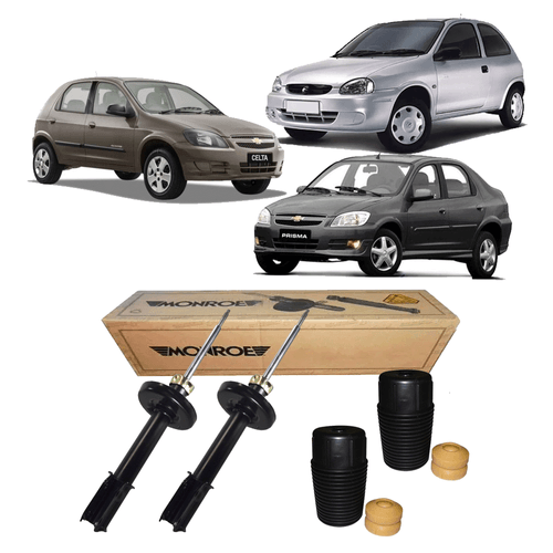 Par Amortecedor Dianteiro Corsa 1994 A 2002 + Kit Completo