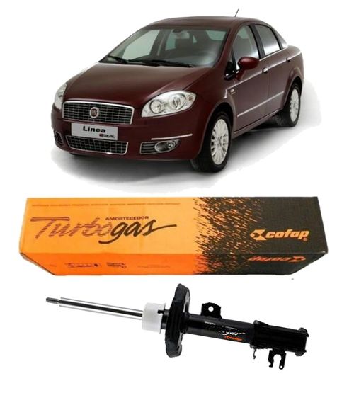 Amortecedor Dianteiro Fiat Linea 2008 A 2016 Esquerdo