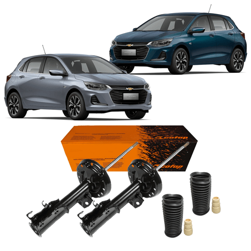 Par Amortecedores Dianteiro Onix 2020 A 2022 + Kits