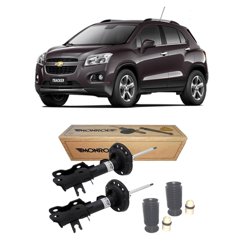 Par Amortecedores Dianteiros Tracker 2013 A 2019 + Kit