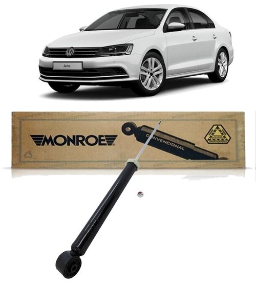 Amortecedor Traseiro Jetta 2.0 2011 A 2014 Furo 10Mm