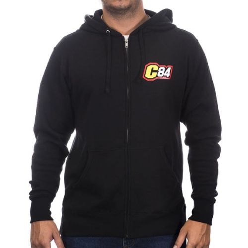 MOLETOM COM CAPUZ C84 - PRETO (GG)