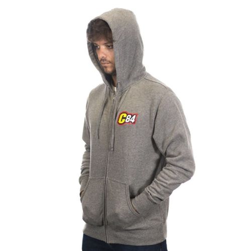 MOLETOM COM CAPUZ C84 - CINZA (M)