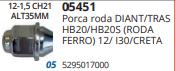 Porca Roda Hb20 Hb20s 12 Diant Tras